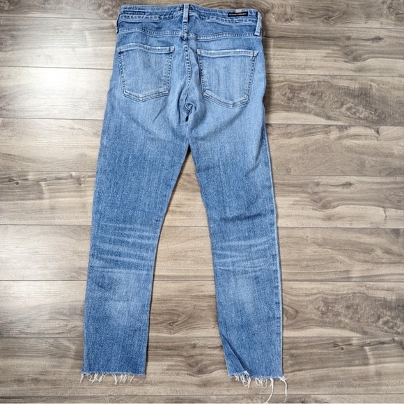 Citizen Of Humanity Arielle Midrise Skinny Raw Hem Ankle Jeans Size 25 - Picture 2 of 6